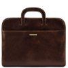 Sorrento - Document Leather briefcase (Farba Hnedá)