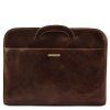 Sorrento - Document Leather briefcase (Farba Hnedá)