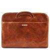 Sorrento - Document Leather briefcase (Farba Hnedá)
