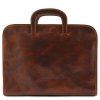 Sorrento - Document Leather briefcase (Farba Hnedá)