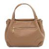 Nora - Soft leather handbag (Farba Karamelová)