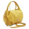Nora - Soft leather handbag (Farba Karamelová)