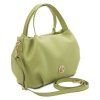 Nora - Soft leather handbag (Farba Karamelová)