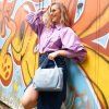 Nora - Soft leather handbag (Farba Karamelová)