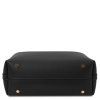Clio - Leather secchiello bag (Farba Koňaková)