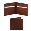 Exclusive 2 fold leather wallet for men (Farba Hnedá)