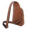 Albert - Soft leather crossover bag (Farba Koňaková)