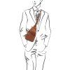 Mäkká kožená crossover taška Albert - Tuscany Leather