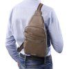 Albert - Soft leather crossover bag (Farba Koňaková)