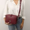 Kožená crossbody kabelka Cubetto Tuscany Leather