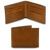 Exclusive 2 fold leather wallet for men (Farba Hnedá)