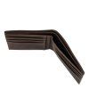 Exclusive 2 fold leather wallet for men (Farba Hnedá)