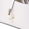 Agatha - Leather handbag (Farba Biela)