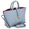Agatha - Leather handbag (Farba Biela)