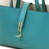 Agatha - Leather handbag (Farba Biela)