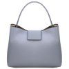 Clio - Leather secchiello bag (Farba Pastelovo žltá)