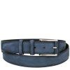 Elegant nubuck leather belt 35mm (Farba Tmavohnedá)