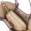 Legame - Leather handbag - Small size (Farba Coral)