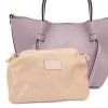 Legame - Leather handbag - Small size (Farba Coral)
