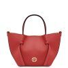 Legame - Leather handbag - Small size (Farba Coral)