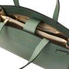 Musa - Leather handbag (Farba Mint Green)