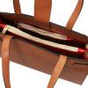 Musa - Leather handbag (Farba Koňaková)