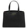Musa - Leather handbag (Farba Mint Green)