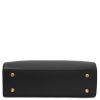 Musa - Leather handbag (Farba Mint Green)