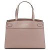 Musa - Leather handbag (Farba Koňaková)