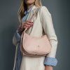 Hoblò - Soft leather handbag (Farba Biela)