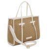 Frame - Raffia Shoulder Bag (Farba Modrá)