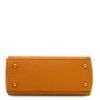 Abby - Leather handbag (Farba Apricot)