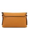 Biscuit - Soft leather shoulder bag (Farba Lime Green)