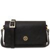 Kožená crossbody kabelka Biscuit - Tuscany Leather