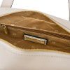 Eclaire - Leather shoulder bag (Farba Béžová)