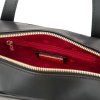 Eclaire - Leather shoulder bag (Farba Denim)