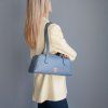 Eclaire - Leather shoulder bag (Farba Béžová)