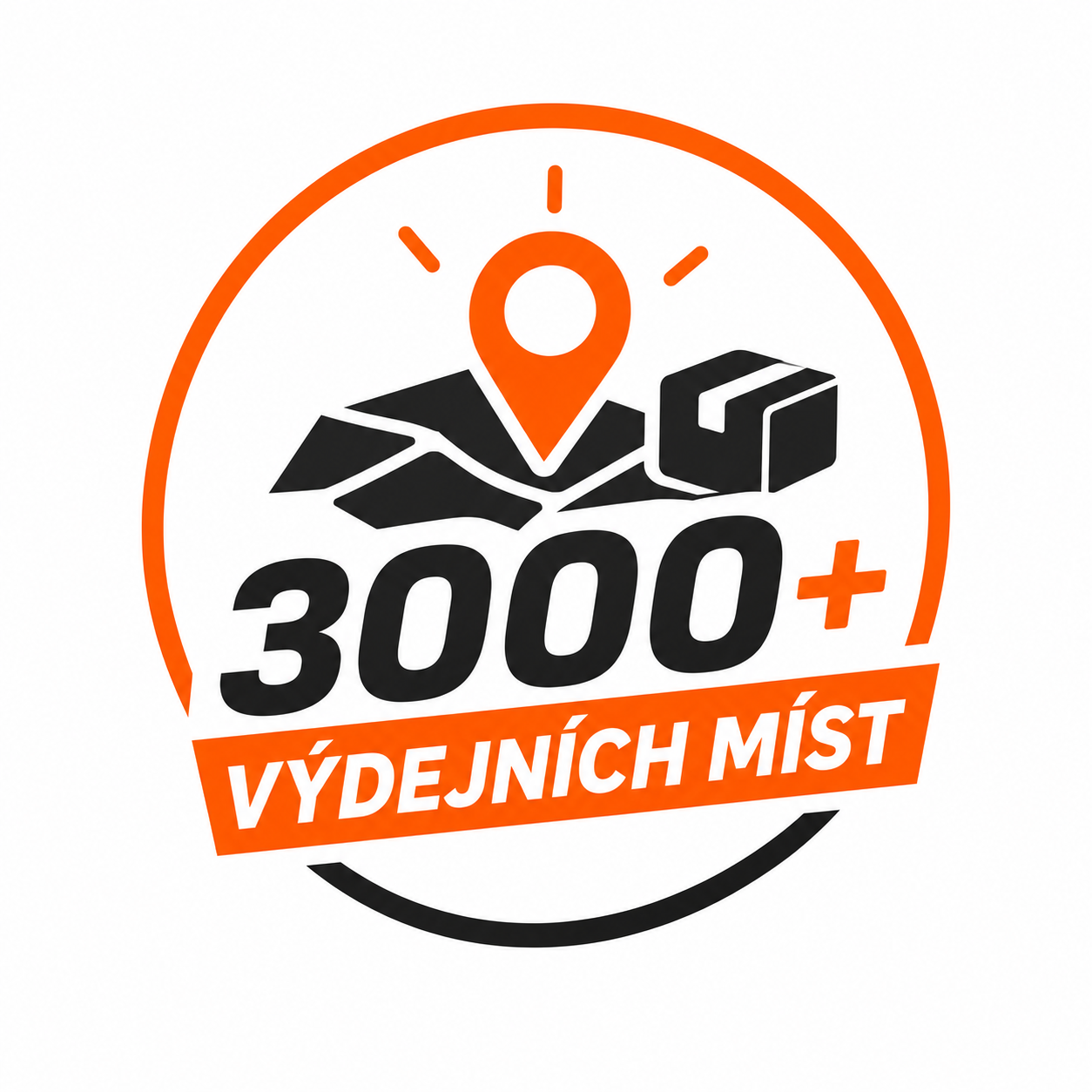 3000 VÝDEJNÍCH MÍST