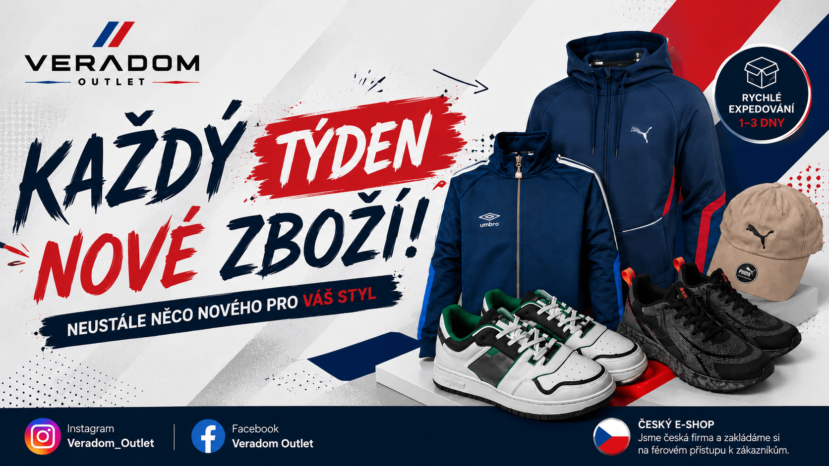 Banner pánské oblečení