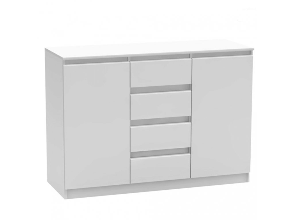 2 dverová komoda so 4 šuplíkmi HANY NEW 010