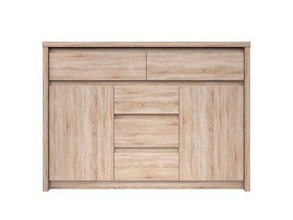 Komoda 2D5S, dub sonoma, NORTY TYP 10