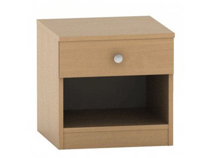 Nočný stolík so šuplíkom, buk, BETTY NEW 2 BE02-010-00