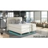Boxspringová manželská posteľ Amadeo + LED osvetlenie
