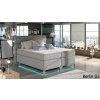 Boxspringová manželská posteľ Amadeo + LED osvetlenie
