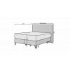 Boxspringová posteľ Cortina