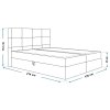 Boxspringová posteľ Box 5 120x200