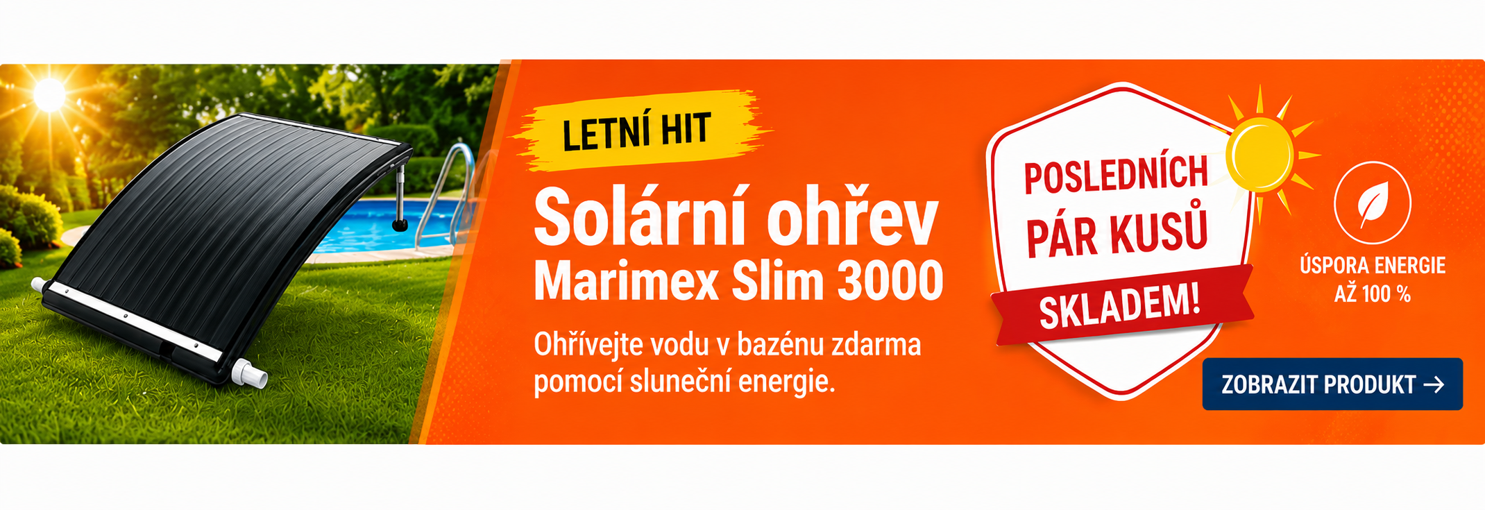 Solární ohřev Marimex Slim 3000