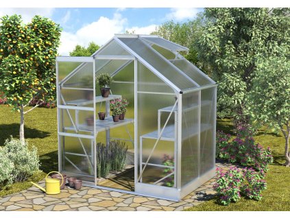 skleník VITAVIA APOLLO 2500 PC 4 mm stříbrný LG4373