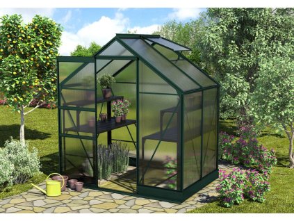 skleník VITAVIA APOLLO 2500 PC 6 mm zelený LG4389