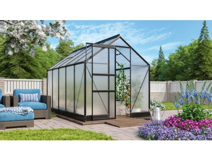 skleník VITAVIA APOLLO 6200 PC 4 mm černý LG4407